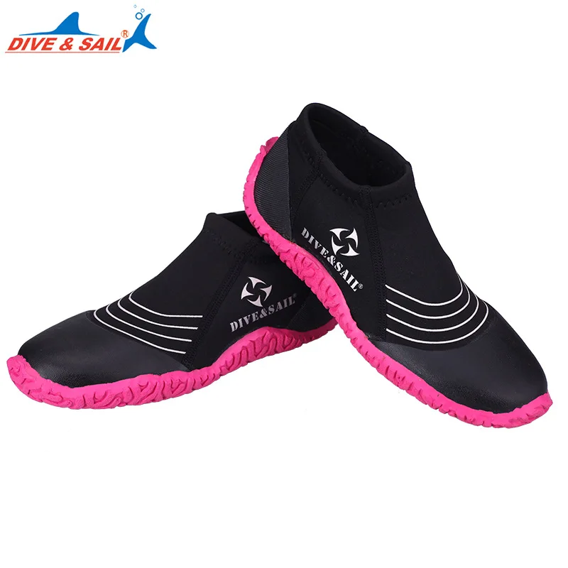 Men Women 3mm SCR Neoprene Upper Diving Shoes Beach Water Sports Warm Boots Surfing Spearfishing Scuba Dive Wading Aqua Shoes