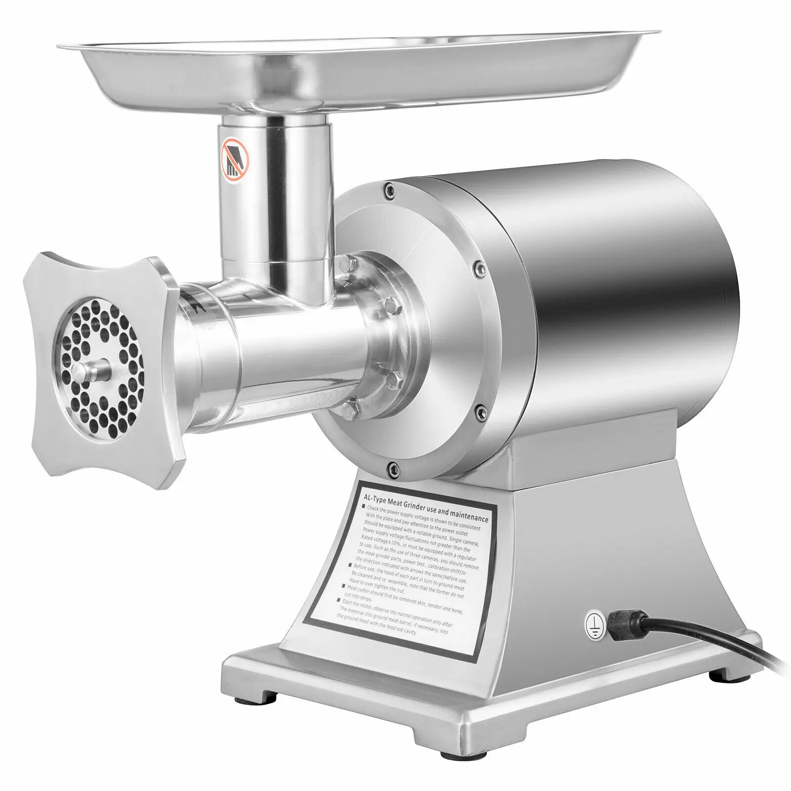 VEVOR 550lbs/h Electric Meat Grinder 1.5HP Commercial Sausage Stuffer Filler