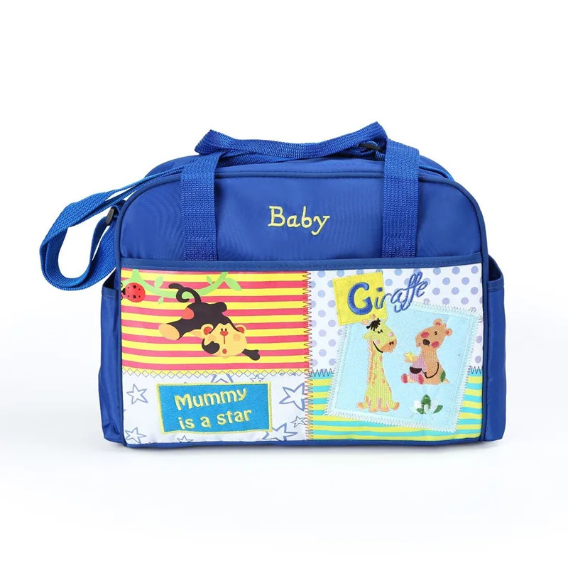 

New Cute Cartoon Single Shoulder Diagonal Mummy Bag Multi-Function Large Capacity Portable Maternal And Child Package