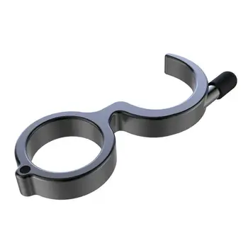 

EDC Door Opener Portable Kooty Key Hook Tool Non-contact Hygiene Hand Press Elevator Tool Dropshipping