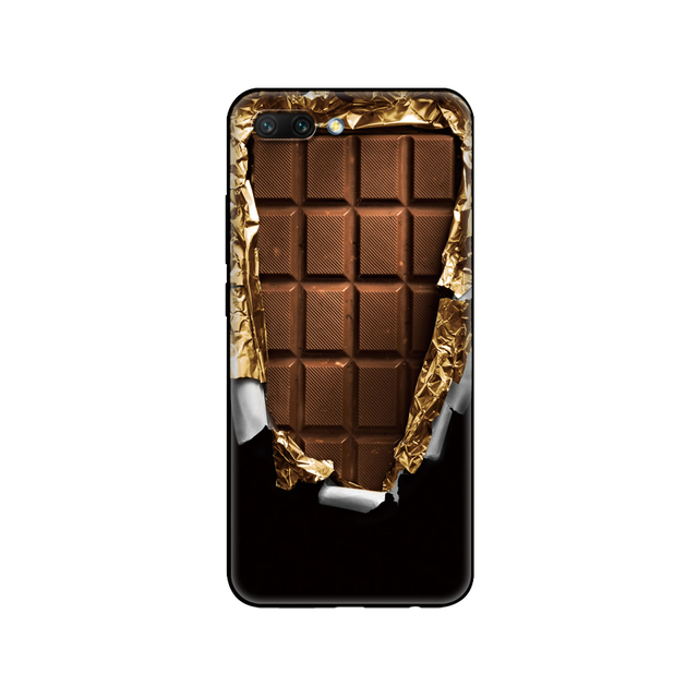 honor 10 case soft silicon tpu back phone cover for huawei honor 10 Case Etui protective printing coque black tpu case