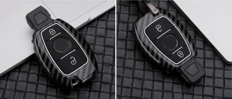 奔驰2键碳千黑细