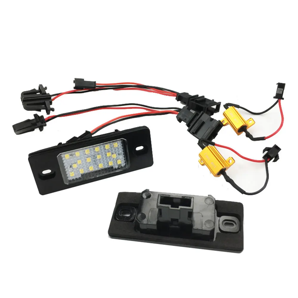 2 шт. светодиодный номерной знак для Porsche Cayenne Golf Tiguan Touareg Passat Toyota Ford Benz Audi BMW