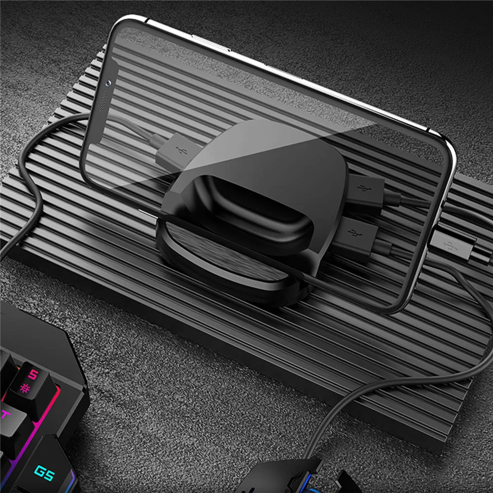  Wired Mechanical Keyboard Gaming Mouse Adapter PUBG Mobile Phone PC Game Controller Cooling Fan For