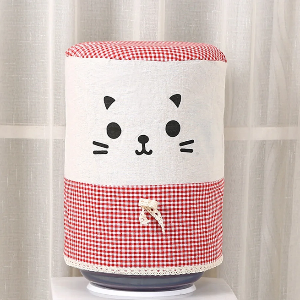 Furniture Cotton And Linen Drinking Fountain Dust Cover Reusable Household Drinking Fountain Protector Office Bucket Decoration