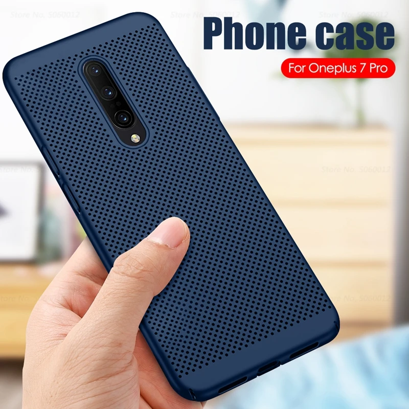 Теплоотвод чехол задняя крышка для One Plus 5 5T 6 t 7 Pro 1 + 7Pro Жесткий ПК охлаждающий