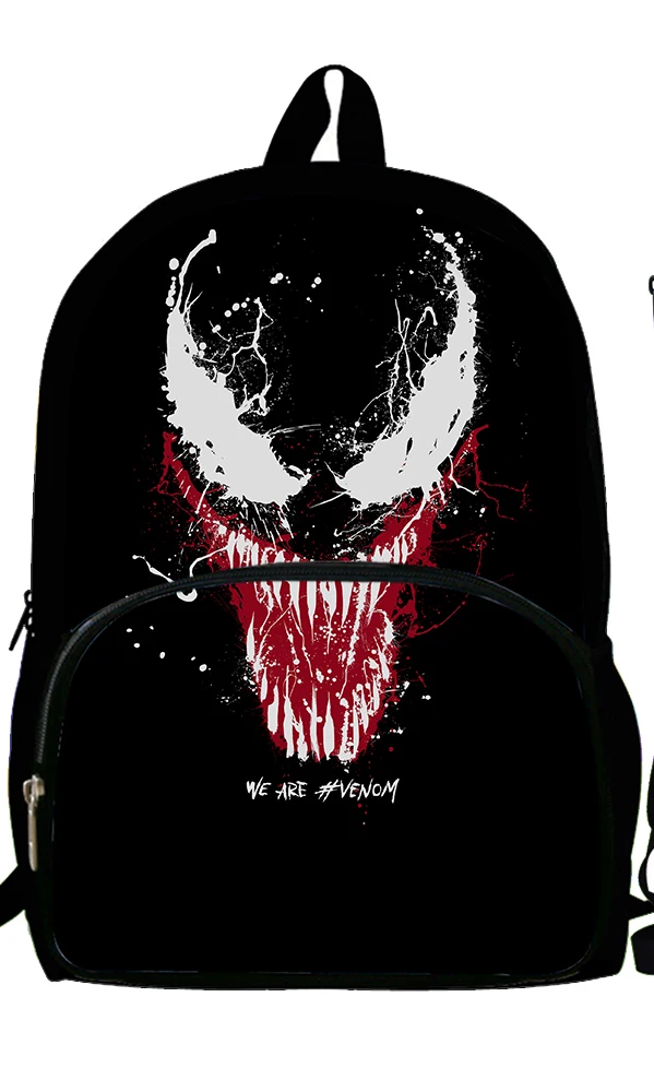 D9233 Venom, школьная сумка, набор, Череп, школьный рюкзак, мужской, Подростковый, для мальчиков, рюкзак, Детская сумка через плечо, Mochila Escolar - Цвет: D9233