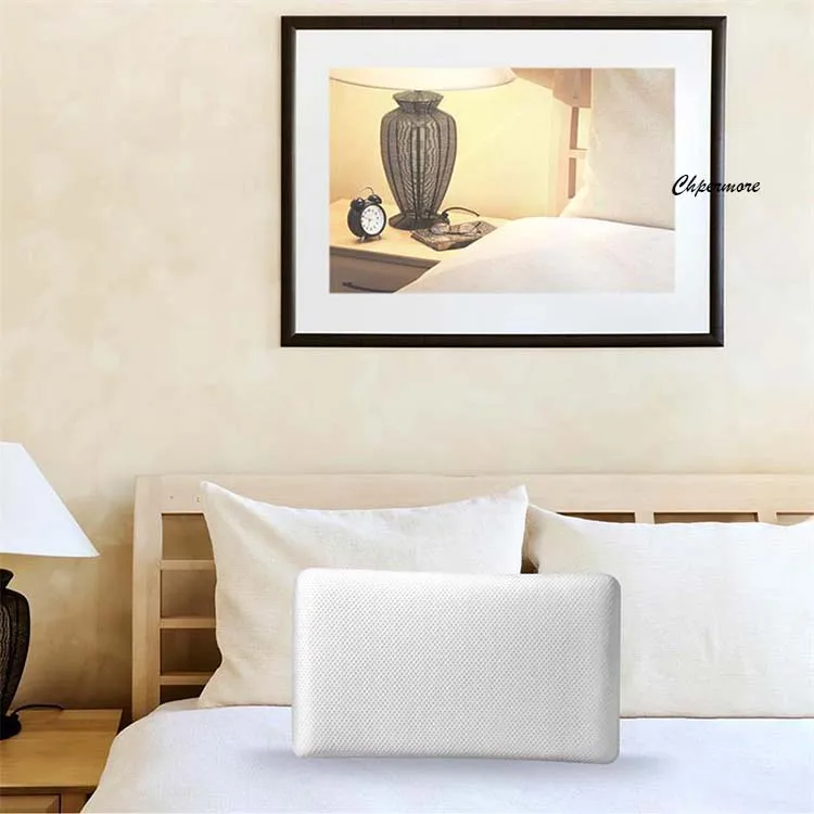 Chpermore медленный отскок пены памяти подушка высокого класса прямоугольник ортопедические шеи подушки домашний отель памяти подушка для сна