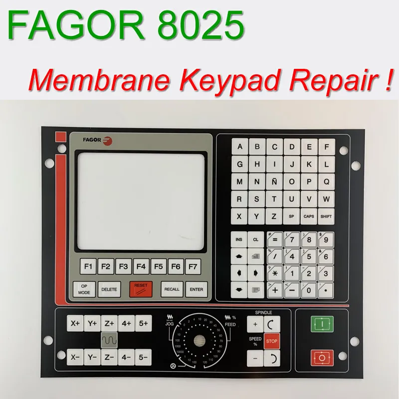 US $129.95 Membrane Keypad Buttons For Fagor 8025M 8035 8040 8055 8055i CNC 807 Panel CNC RepairHave In Stock