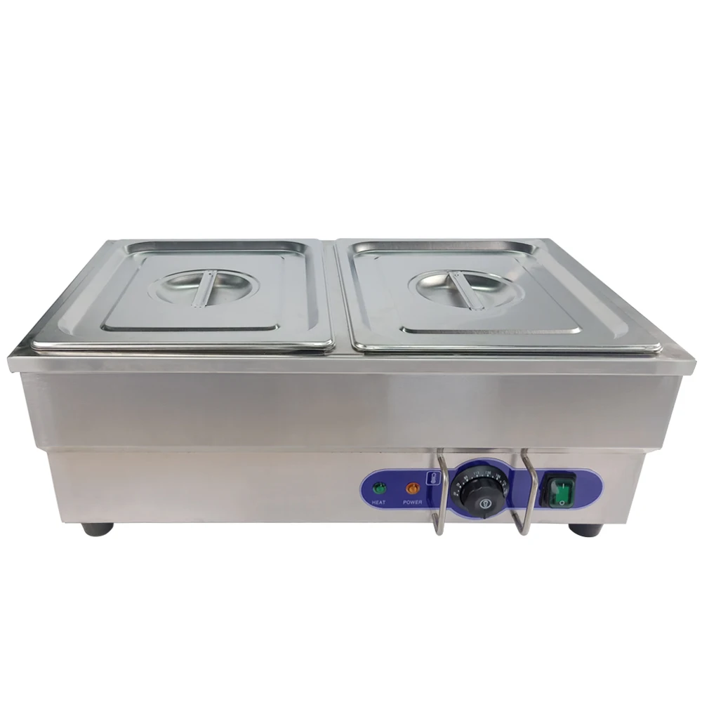 2 Кастрюли для мокрого колодца Bain Marie Электрический соус теплее еды коммерческая
