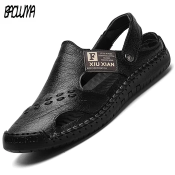 

Classic Mens Gladiator Sandals Summer Outdoor Mens Sandals Fashion Mens Beach Shoes Comfortable Non-slip Mens Beach Sandals 48