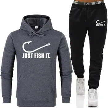 

Hooded Men Sportswear Sets Spring Winter 2020 Casual Tracksuit Men Two Piece Suit Hoodies Sweatshirt + Sweatpants Male Sweatsuit
