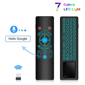

T6 Air Mouse With Wireless Keyboard T6 Backlight Touchpad Remote Control for Android Smart TV TV Box Mini PC HTPC Projector