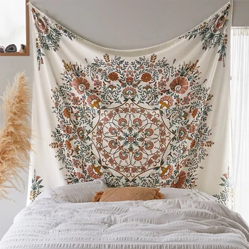 

Wall Hanging Decor Mandala BohoTapestry Wall Hanging Tapestries Bedroom Decoration Bedspread Throw Cover Wall Decor 5 Sizes