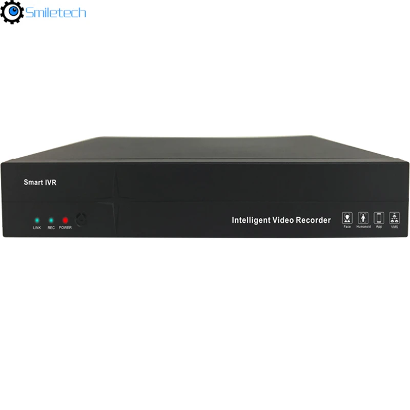 16CH 5MP intelligence NVR маленький 1U 1HDD H.265 детектор человекоида для системы наблюдения
