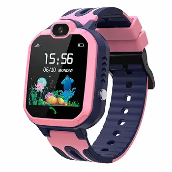 

1.44' Touch Screen Children IPX7 Waterproof GPS LBS Location Tracking SIM Card Two-way Call SOS Camera Kids Smart Watch Phone