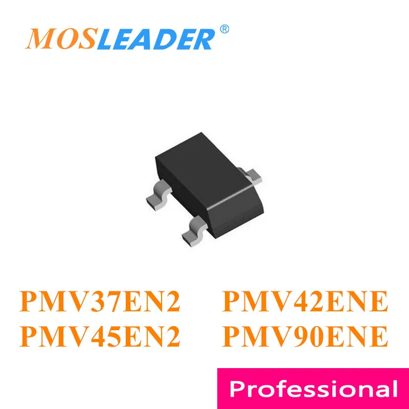 

Mosleader PMV37EN2 PMV42ENE PMV45EN2 SOT23 3000PCS 20V 30V N-Channel Made in China High quality Mosfets