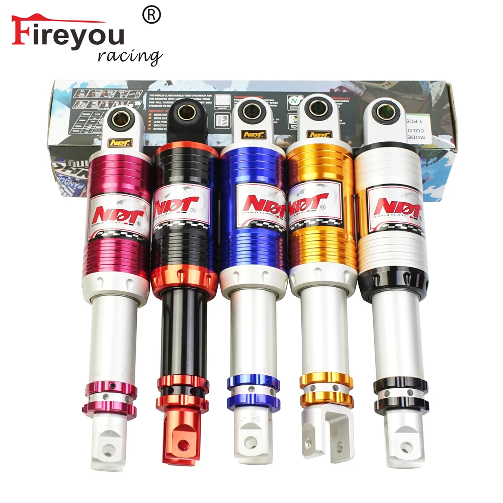 Adjust 280mm 290mm Motorcycle Rear Suspension Rebound Damping Shock Absorbers Fork 12mm 10mm