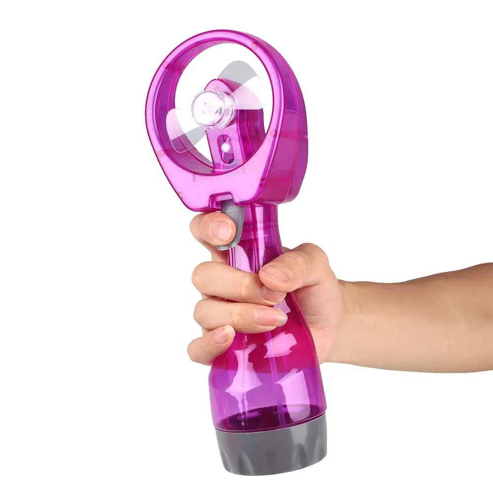 Мини-вентилятор, шуруповерт, ручной вентилятор, туман, ABS, случайный цвет, ручной, портативный, летний, пляжный, водяное охлаждение, вентилятор для путешествий