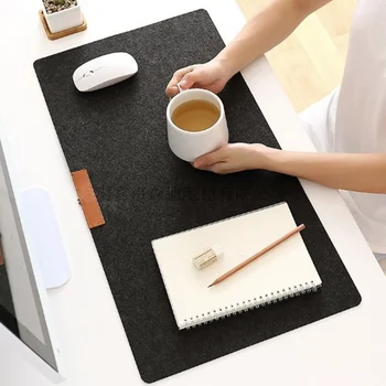

Gaming Mousepad Mat Large Office Desk Mat Modern Table Keyboard Laptop Mouse Pad Wool Felt Computer Cushion Desk Mat