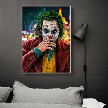 The Joker Abstract Paintings Printed on Canvas 2