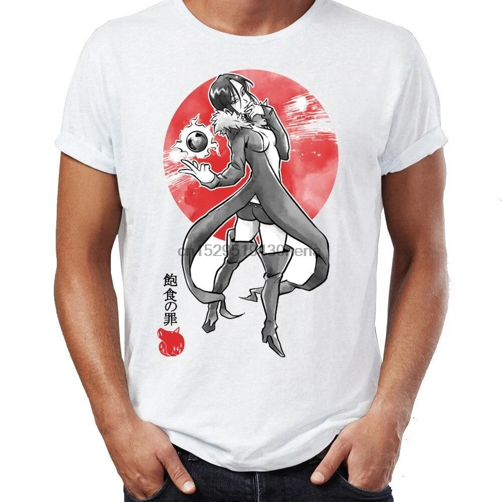 Для мужчин футболка в стиле Семь смертных грехов аниме Потрясающие иллюстрации