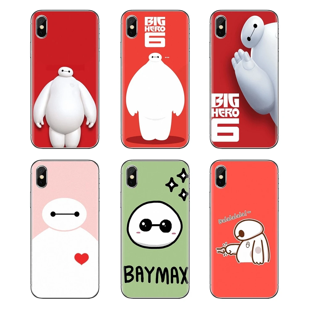 For LG Spirit Motorola Moto X4 E4 E5 G5 G5S G6 Z Z2 Z3 G2 G3 C Play Plus Mini cute Big Hero baymax Soft Transparent Cases Covers |
