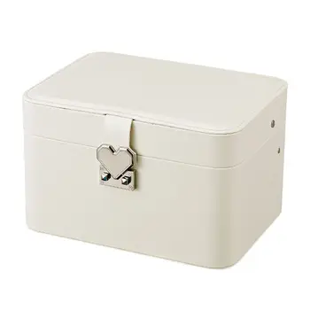 

Heart Locked Storage Box For Jewelry Watch Jewelry Organizer Necklace Package Case Jewelry Organizer Wedding Decoration Gift