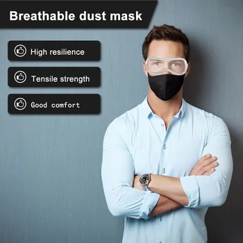 

Face Care Air Purifying Cover Dust Fog Respirator Safety Goggles Disposable Gloves Set Mouth Face Eye Hand Care 3pcs Sets 0