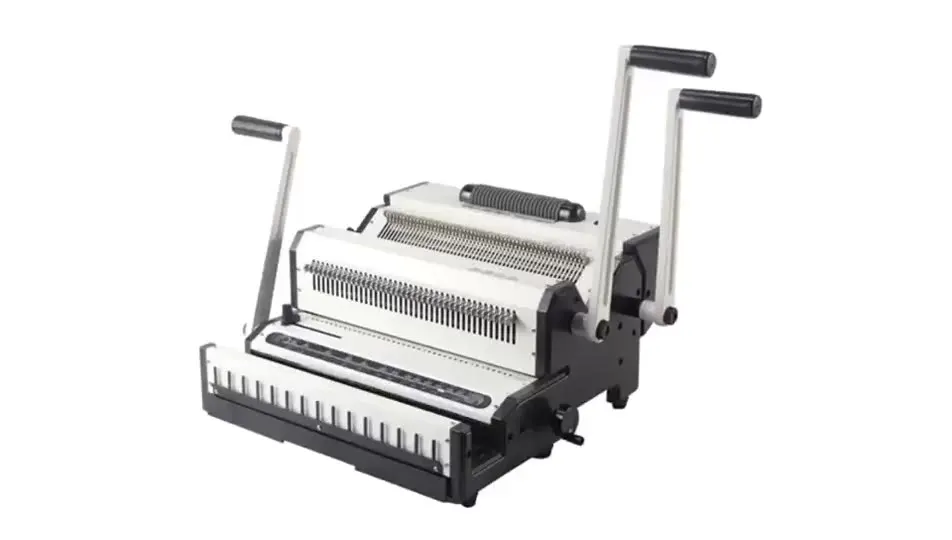 

book case binding machine CW2500A comb and wire binder