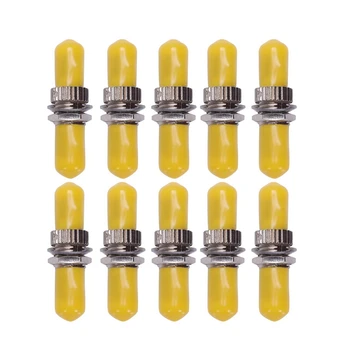 

10 Pc ST/ST Single Model Flange Fiber Optical Connector Coupler