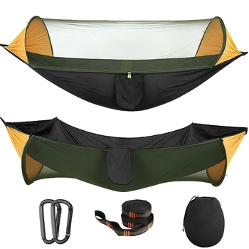 

Retail Portable Tent Camping Hammock with Mosquito Net Multi Use Portable Hammock Swing Tent for Hiking Camping