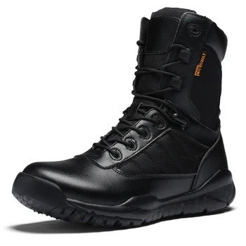 

2020 new cuturno masculino mens coturno tatico militar high gang plataforma outdoor desert hiking boots trekking trail sneakers
