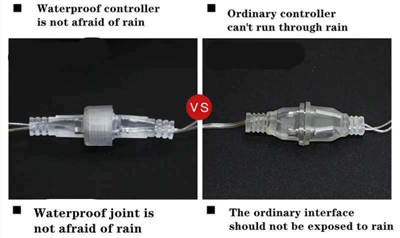 ЕС штекер Открытый водонепроницаемый разъем сосулька огни уличная гирлянда лампа сказочная лампа Сад Рождество Свадьба год декоративные