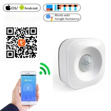 Smart Life Zigbee Intellige WiFi PIR Motion Sensor Wireless for Home Security Monitoring Support Google Home Sensitive Detection