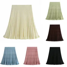 Bzoosio, новинка, хит, модная женская плиссированная мини-юбка с высокой талией, Осень-зима, тонкая талия, повседневная, для тенниса, утолщенная, трапециевидная юбка, F1