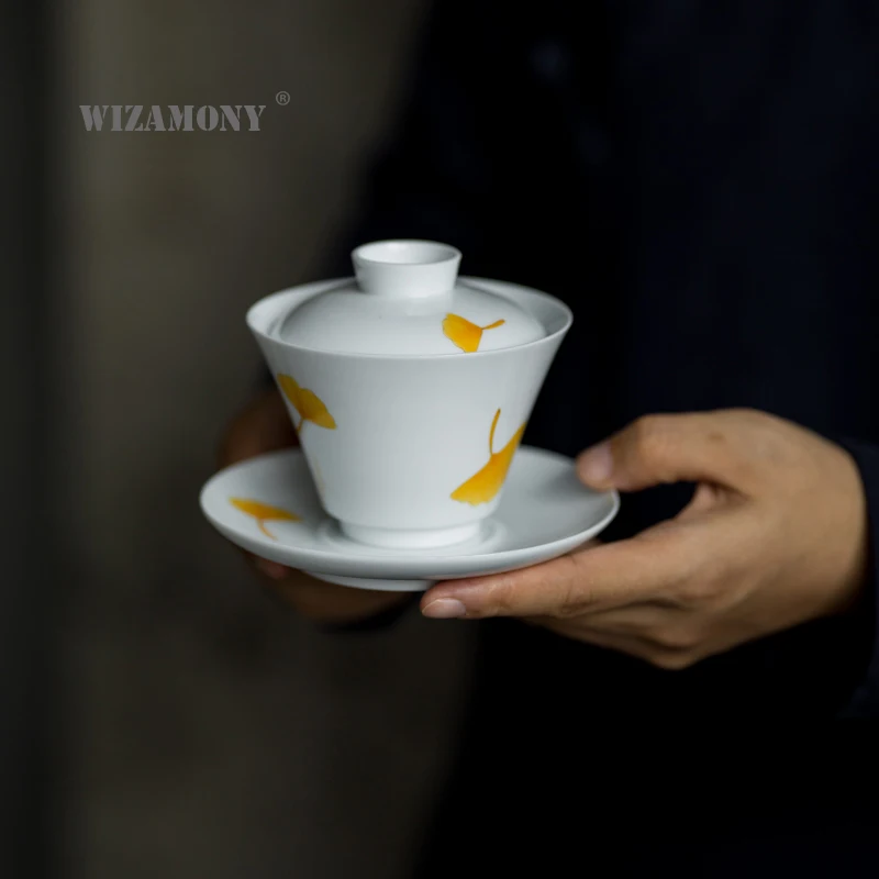 Чайный набор из травы и дерева WIZAMONY 230 мл | Дом сад