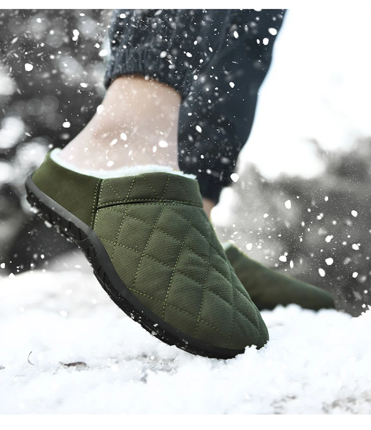 Zapatillas De Casa cálidas para Hombre, zapatos De invierno, talla 48, 2020| Zapatillas| - AliExpress