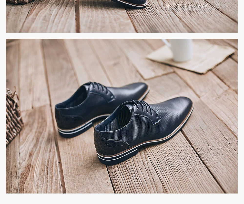 Мужская повседневная обувь; коллекция года; сезон осень; новые модные кожаные туфли с перфорацией типа «броги»; удобная мужская обувь для отдыха на шнуровке; уличная брендовая мужская обувь