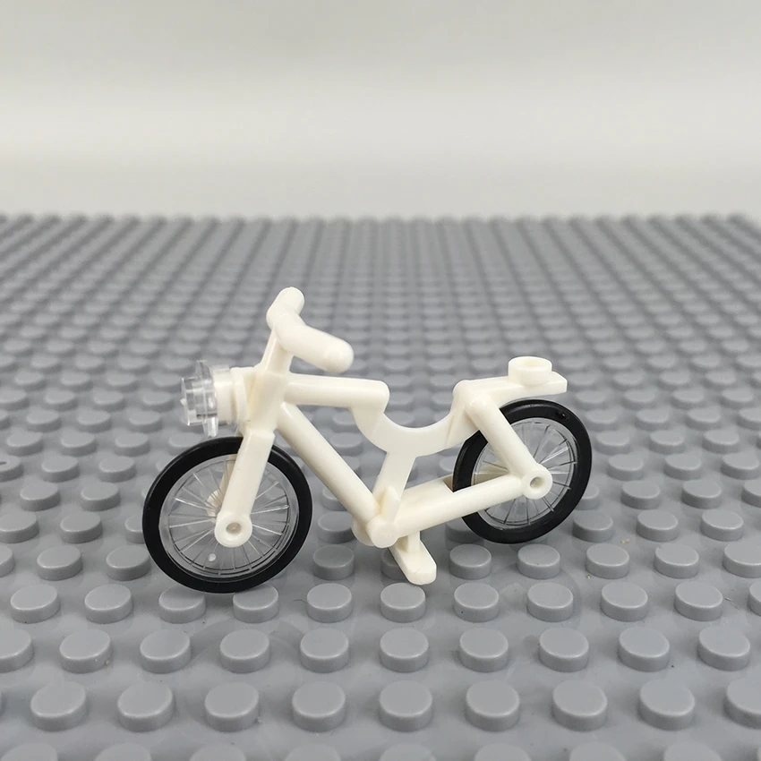 Single Legoingly Figure Accessories Building Block MOC Bicycle Bike Kit Brick Child DIY Toy Gift (5)