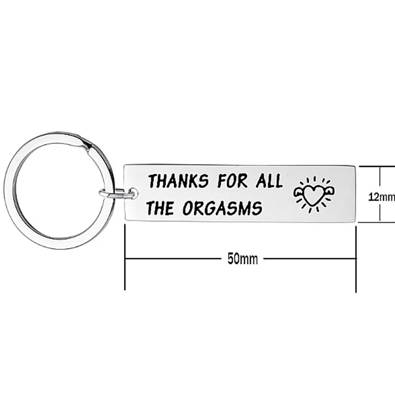 Спасибо за все оргазмы дарят мой друг-друг, муж. брелок озорной подарок идея брелок пара брелок смешной романтический подарок