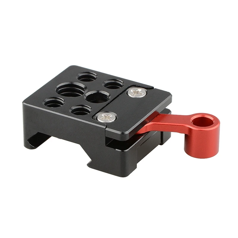 

Quick Release Nato Clamp With 1/4 inch 3/8 inch Thread HolesFor Use With Any Nato Rail Accessories