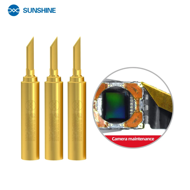 SUNSHINE 900M Heating Core Repair Storage For Camera Universal 936 Soldering Iron Head Copper Antimagnetic