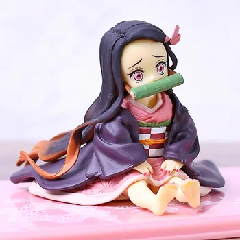 

Kimetsu No Yaiba Kamado Nezuko Q Version PVC Figure Demon Slayer Collectible Model Toy Doll