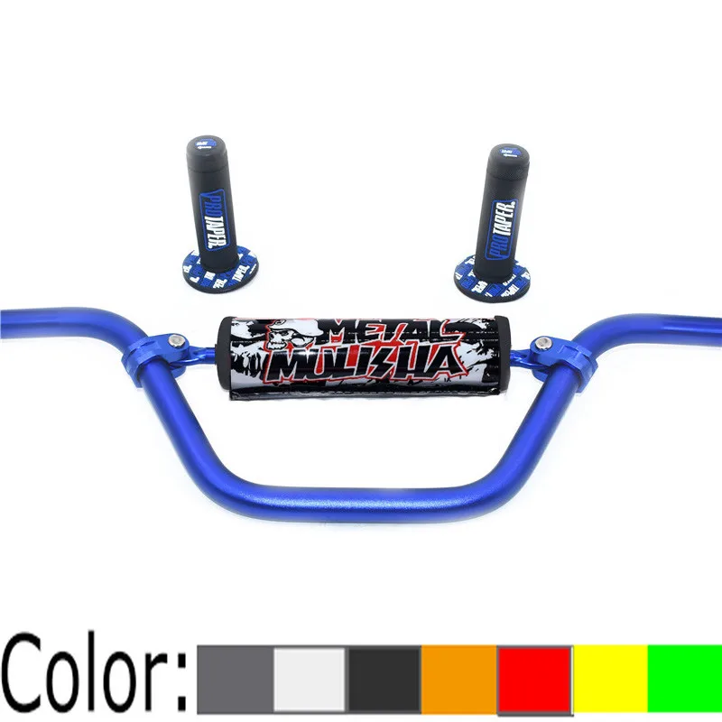 6065 Aluminum Motorcycle Handlebar 7/8" 22mm Motocross Moto Handlebar For 5mm tube thickness