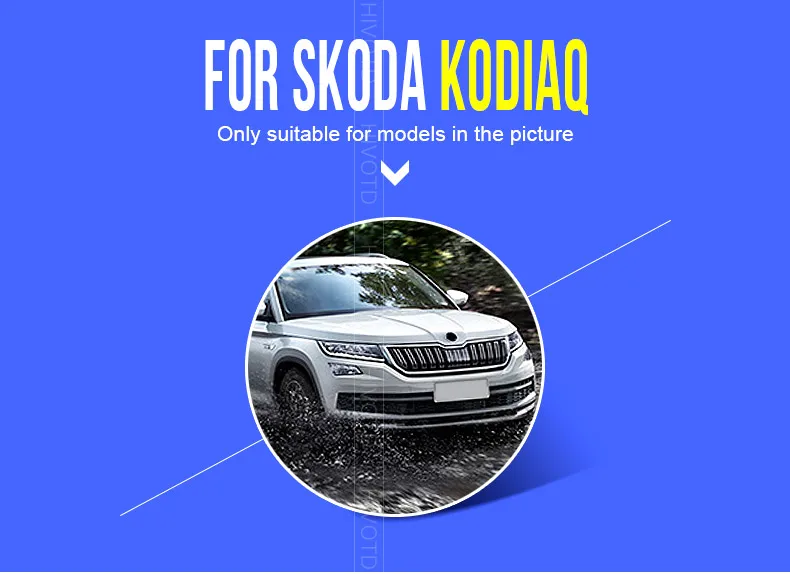 Hivotd для Skoda Kodiaq, Автомобильное зеркало заднего вида, дождевик, непромокаемые Лезвия, дождевик для бровей, козырек, крышка, авто аксессуары