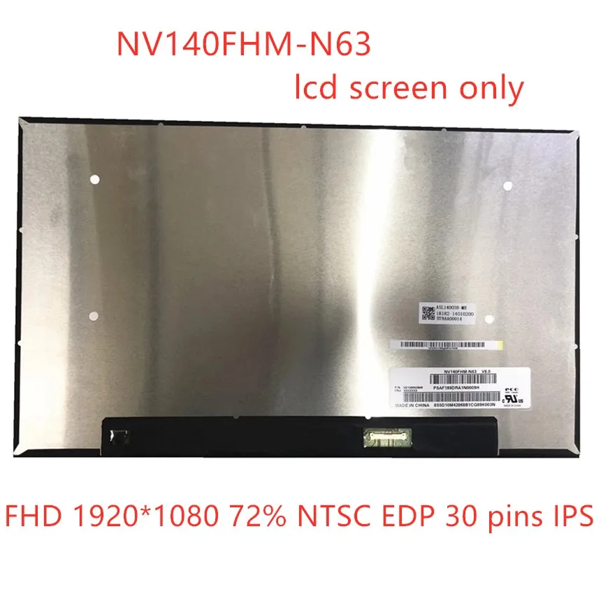 

Бесплатная доставка, ЖК светодиодный для ноутбука 14,0 дюймов, задняя фотография, V8.1, FHD 1920*1080 72% NTSC EDP, 30-контактный IPS-экран