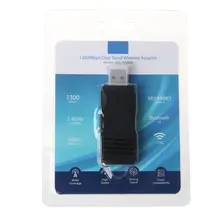 1200 Мбит/с USB 3,0 AC 2,4G/5G WiFi адаптер карта беспроводной Bluetooth 5,0 USB ключ