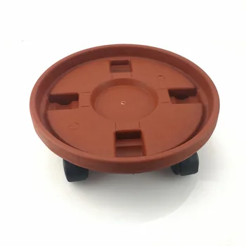 

2pcs Removable Universal Wheel Useful Durable Simple Flower Pot Base Flower Pot Trays Plant Pots Tray for Home