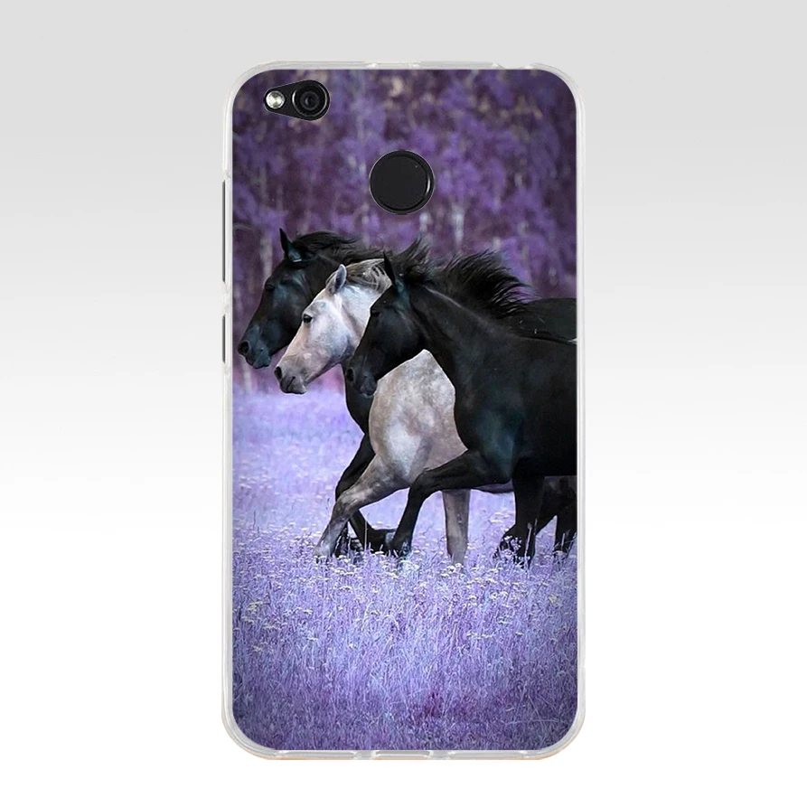 289SD  horse Soft Silicone Tpu Cover phone Case for xiaomi redmi 4A 4X note 4 4x mi A1 A2 lite 